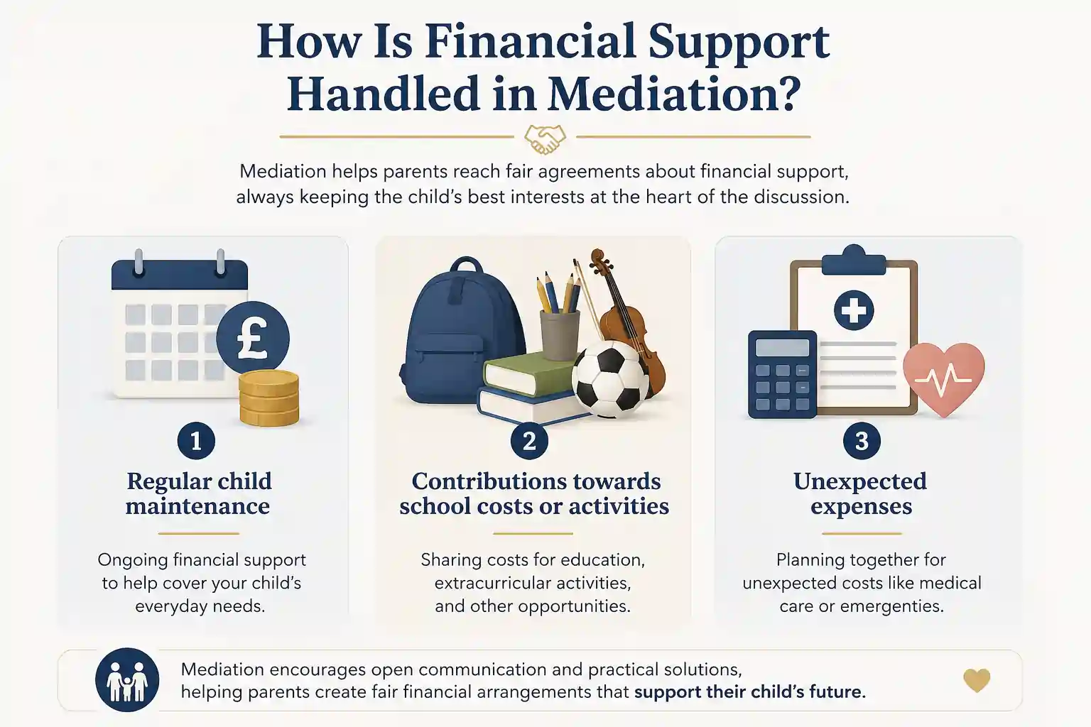 How Is Financial Support Handled in Mediation Suffolk