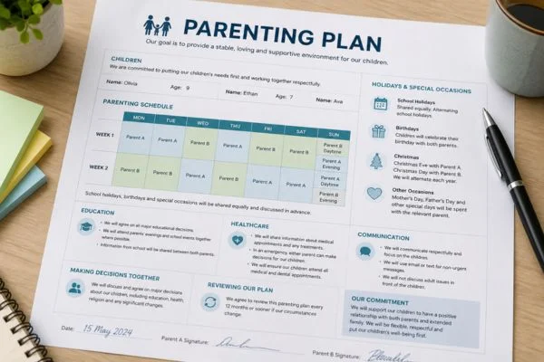 Understand parenting plans Suffolk